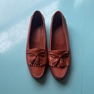 Cole Haan brown tassel loafers 8.5